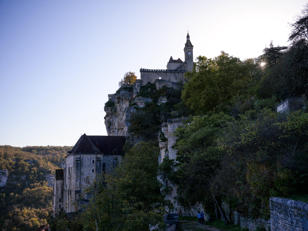 photo paysage château de Rocamadour. Sanctuaire Rocamadour